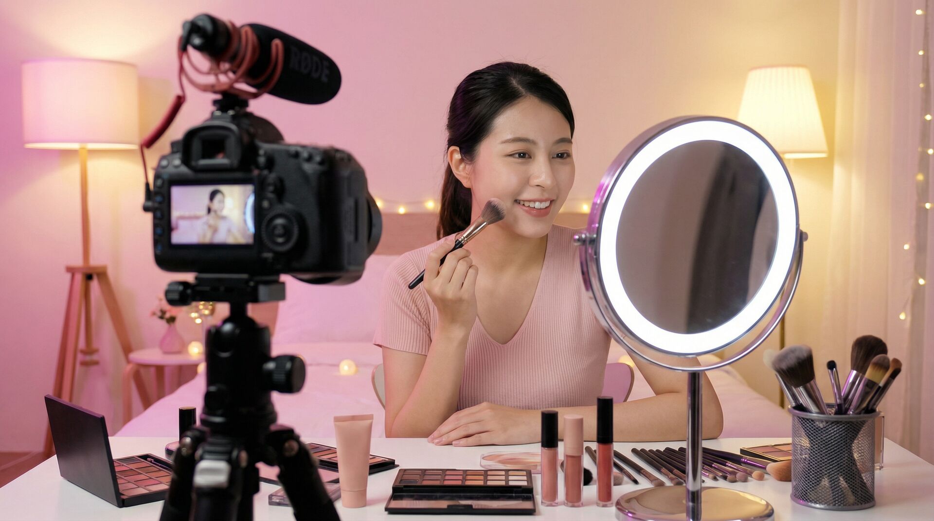 17c一起草美妆视频教程